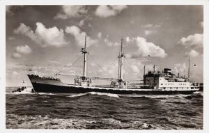 M.S. Jason Cargo Ship Royal Netherlands Steamship Company Vintage RPPC C332