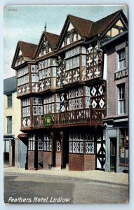 LUDLOW Feathers Hotel ENGLAND UK Postcard