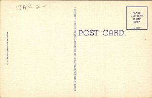 Outhouse Poem Linen Postcard UNP VTG Curt Teich Privy Card Unused Vintage 