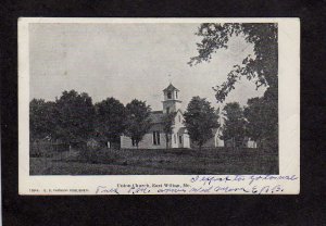ME Union Church East Wilton Maine UDB Postcard 1908 PC