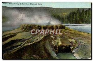 Postcard Old Punch Bowl Spring Yellowstone National Park