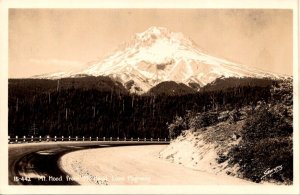 Oregona Mount Hood From Mount Hood Loop Road Real Photo