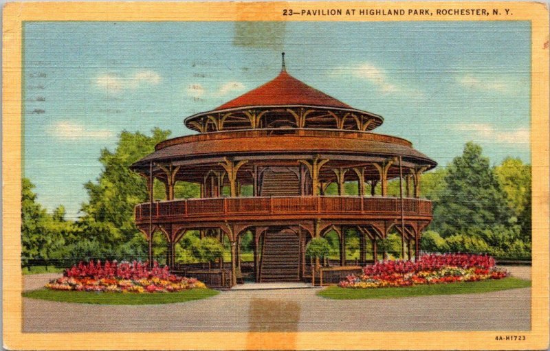 New York Rochester Memorial Pavilion At Highland Park 1951 Curteich