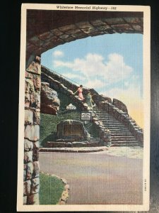 Vintage Postcard 1941 Whiteface Memorial Highway Lake Placid New York