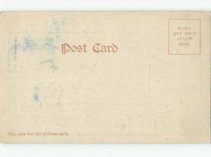 Pre-Linen Comic DOG FOLLOWING AFTER BOY AB9094