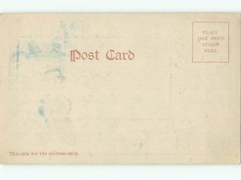 Pre-Linen Comic DOG FOLLOWING AFTER BOY AB9094