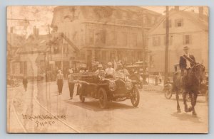 RPPC   Kittery  Maine  Parade   J Frank Walker Photo   Postcard