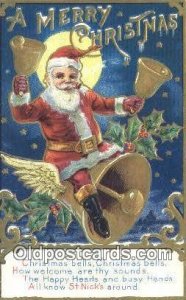 Santa Claus Chirstmas Carte, Postal Postal writing on back close to perfect c...