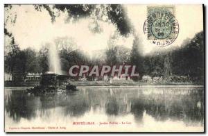 Old Postcard Montelimar Public Garden