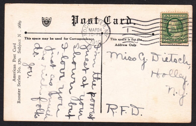 Bernhardt Wall – “I’m Henpecked” rooster – great graphics