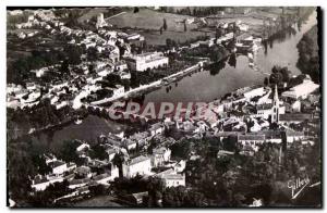 Postcard Old Confolens View Aerienne