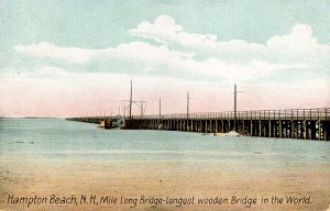 NH - Hampton Beach. Mile Long Bridge