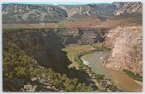 Vintage Dinosaur National Monument Echo Park Canyon Rim Postcard 1978