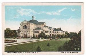 Franciscan Monastery Washington DC 1920s postcard