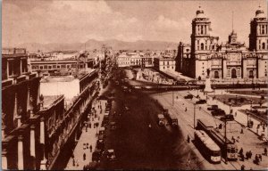 Mexico Mexico City Vintage Postcard C036