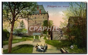 Old Postcard Nideggen Eifel Burghof