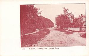 Noank Connecticut~Main Street Looking East~Rutted Dirt Road Past Houses~1905 PC