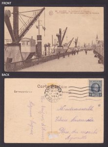 BELGIUM, Vintage postcard, Antwerp, Le promenoir à l'Escaut