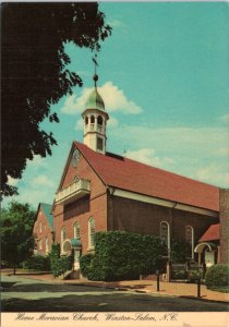 Postcard NC Winston-Salem - Home Moravian Church