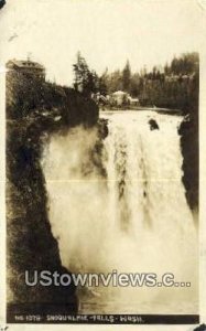 Snoqualmie Falls, Wash,     ;     Snoqualmie Falls, WA - Washington WA  