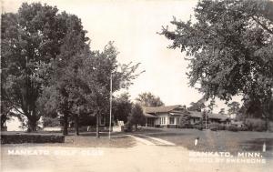 C82/ Mankato Minnesota Mn Real Photo RPPC Postcard c40s Golf Club Building