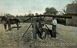 Grinding Sugar Cane Black African American Unused 