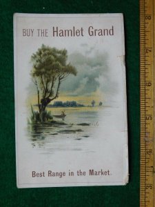 1870s-80s Hamlet Grand Best Range in Market Victorian Trade Card F0