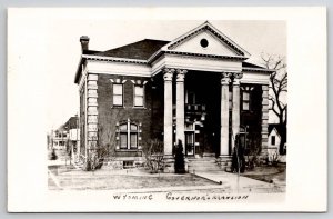 Cheyenne Wyoming RPPC Governor's Mansion c1940s Real Photo Postcard D22