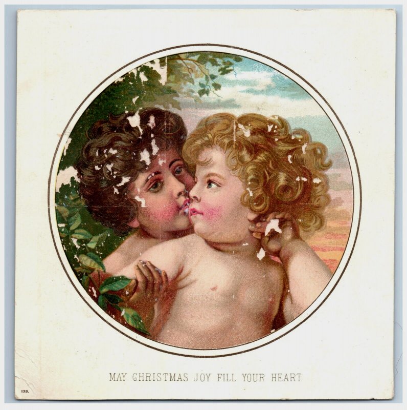 1881 Christmas Card Co. Adorable Cherubs Angels #6D