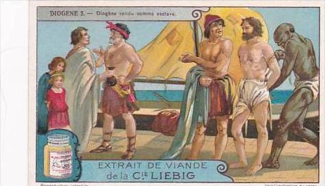 Liebig Vintage Trade Card S1205 Diogenes No 2 Diogene vendu comme esclave