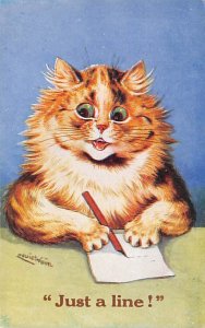 Published by J Salmon #876 Artist Louis Wain unused 