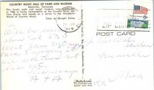 Postcard - Country Music Hall of Fame And Museum - Nashville, Tennessee