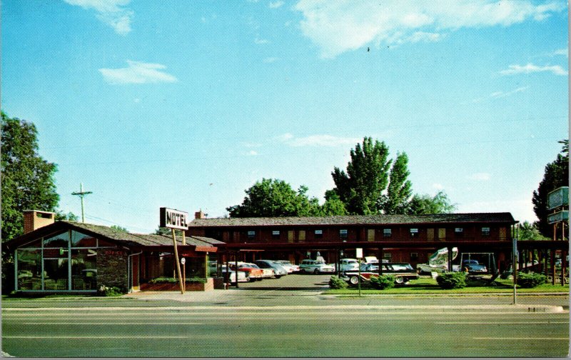 Vtg 1960s El Patio Motel Denver Colorado Roadside America Unused Postcard