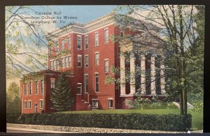 Vintage Postcard 1957 Carnegie Hall, Greenbrier College for Women, Lewsiburg, WV