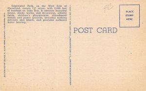 LPD53   Ohio Postcard: Cleveland, Scenes at Edgewater Park,