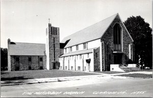 Real Photo Postcard The Methodist Church in Clarion, Iowa 