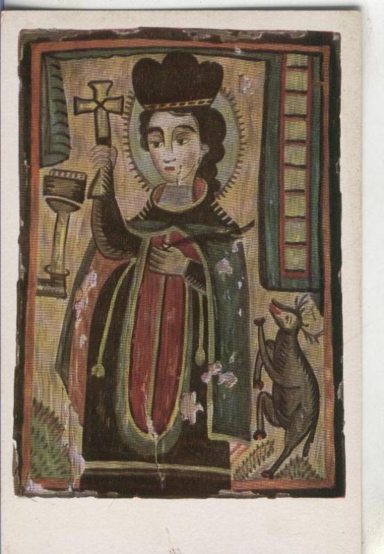 Postal 000130: Saint from Old Spanish Southwest