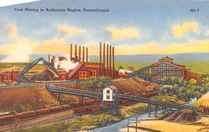 Coal Mining in Anthracite Region Nanticoke, Pennsylvania PA  
