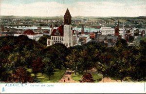 New York Albany City Hall From Capitol Tucks