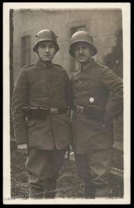 Germany 1919 Revolution Freikorps Portraits RPPC 87335