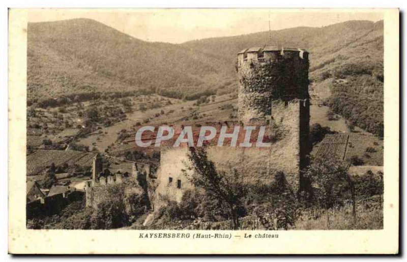 Old Postcard Kaysersberg Le Chateau