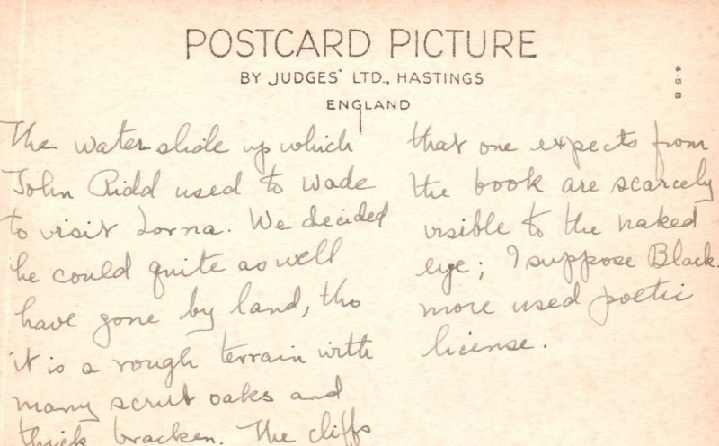 Doone Valley,Waterslide Judges,Devon,England,UK