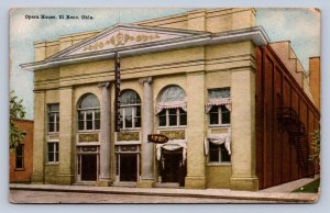 J97/ El Reno Oklahoma Postcard c1910 Opera House Building  308