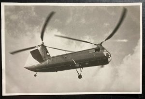 Mint Netherlands Real Picture Postcard RPPC Piasecki XHJP 1 Helicopter