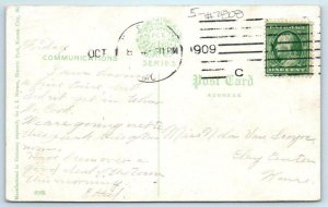 KANSAS CITY, Missouri  ELECTRIC PARK Chute the Chutes Amusement Park Postcard