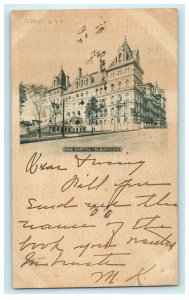 1901 Letter to M.K. The Capitol Albany, New York N.Y. Antique Postcard  