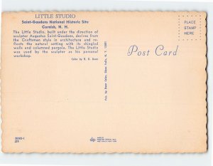 Postcard Little Studio, Saint-Gaudens National Historic Site, Cornish, N. H.