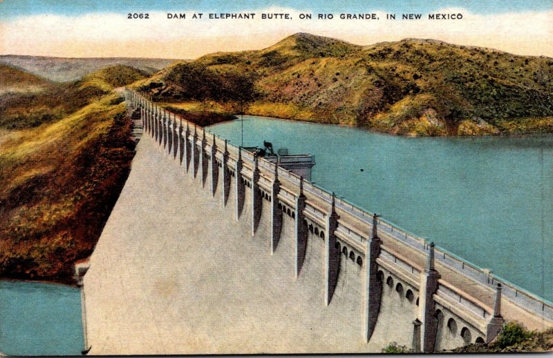 New Mexico Dam At Elephant Butte On The Rio Grande