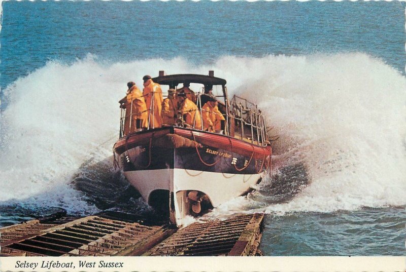 Postcard Selsey Lifeboat West Sussex