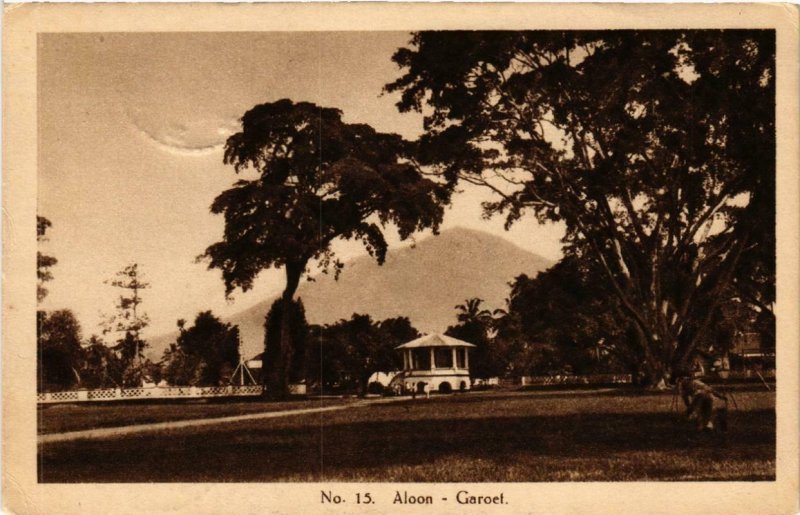 CPA AK No. 15. Aloon Garoet INDONESIA (565958)